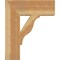 Ekena Millwork Funston Block Rough Sawn Bracket, Western Red Cedar, 6"W x 20"D x 24"H BKT06X20X24FST05RWR - alternate 3